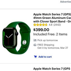 Apple Watch Series 7 41mm Clover GPS